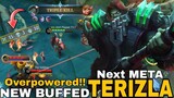 New Buffed Terizla is OP!! - The Next META - Build Top 1 Global Terizla ~ MLBB