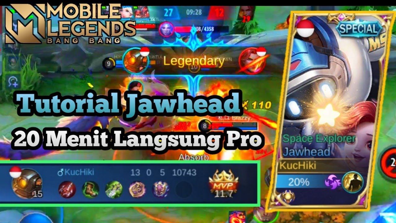 Tutorial Jawhead Mobile Legends Solo Rank Mythic Bilibili