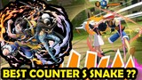 Best Counter S Snake ?? Gameplay Luffy Law Counter Seraphim S Snake - ONE PIECE BOUNTY RUSH