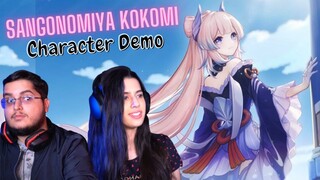 Character Demo - "Sangonomiya Kokomi: A Thousand Waves Under the Moon" | Genshin Impact REACTION!