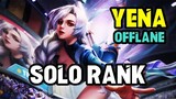 ROV : Yena Solo Rank ยีน่าออฟเลน แนวทางการเดินเกมส์ การล้วง การเข้าไฟต์