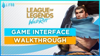 League of Legends: Wild Rift Game Interface Walkthrough