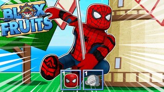 I BECAME SPIDERMAN WITH SUPERPOWERS In Roblox Blox Fruits!