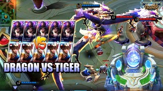 DRAGON VERSUS TIGER IN THE NEW MIRROR MAYHEM MODE - MLBB