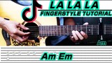 LA LA LA (Tiktok) Cant Get You Out Of My Head - Glimmer of Blooms (Guitar Fingerstyle) Tabs + Chords