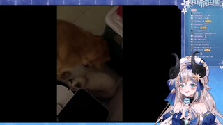 Xiaoyu, who was protecting her food, was about to get aggressive but immediately backed off when she