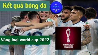 Kết quả vòng loại worldcup 2022 Khu vực Nam Mỹ và Bắc Mỹ