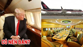 Bất ngờ nội thất và số phận chiếc máy bay Boeing dát vàng của ông Trump