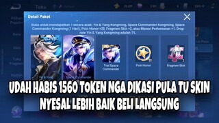 1560 TOKEN HABIS PERCUMA DAN PARAHNYA LAGI TIDAK DAPAT SKINNYA KONTOOL