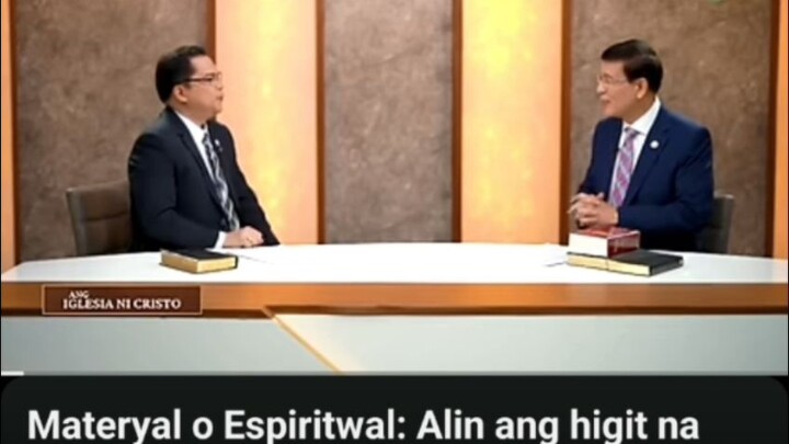 Materyal o Espiritwal :Alin Ang higit na mahalaga?