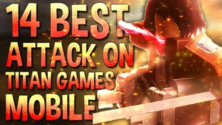 Top 14 Best Roblox Attack on Titan games for Mobile