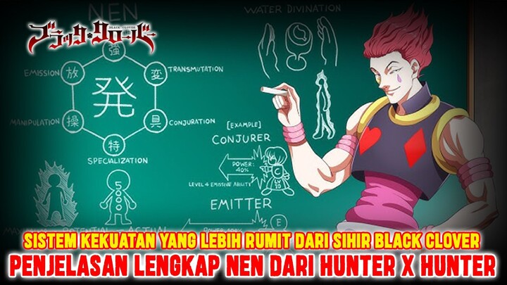 PENJELASAN LENGKAP  'NEN' HUNTER X HUNTER ❗SISTEM KEKUATAN YANG LEBIH RUMIT DARI SIHIR BLACK CLOVER❗