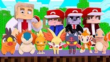 Minecraft : Pokémon Super Red 🔥  - GANHAMOS OS NOVOS POKÉMON INICIAL DE CADA REGIÃO DO MUNDO! Ep. 1