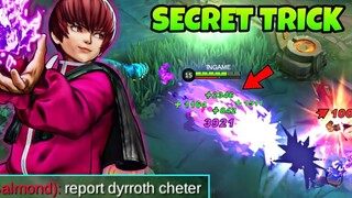 NEW BEST DYRROTH LIFESTEAL 1 HIT BUILD 2023 (NEW SECRET TRICK!) MLBB