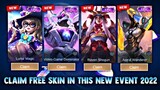 NEW! CLAIM FREE SKIN TODAY AND REWARDS! FREE! LEGIT! (CLAIM NOW!) NEW EVENT | MOBILE LEGENDS 2022