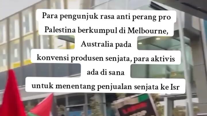 Aksi pro palestine di Australia