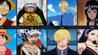 One Piece Characters Then - Now Comparison (1999-2022)