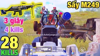 [PUBG Mobile] Pha Sấy M249 Siêu Kinh Điển | Chỉ 3 Giây Clear Team | T98