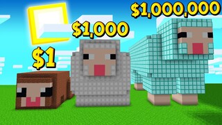 ถ้าเกิด!? บ้านแกะคนจน $1 เหรียญ VS บ้านแกะคนรวย $1,000,000 เหรียญ - Minecraft พากย์ไทย