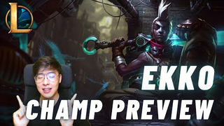 EKKO CHAMPION PREVIEW - Skills, ekspetasi di Wildrift (CHAMPION BARU NEXT PATCH??) - WILD RIFT