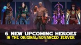 6 NEW UPCOMING HEROES NEW FIGHTER, MAGE, TANK, ASSASSIN AND SUPPORT MOBILE LEGENDS NEW HEROES UPDATE