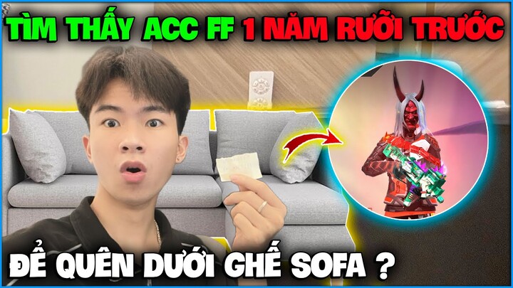 NTN bất ngờ tìm thấy " Acc Free Fire Để Quên Dưới Ghế Sofa " 1 năm rưỡi trước , bỏ nick tâm huyết ?