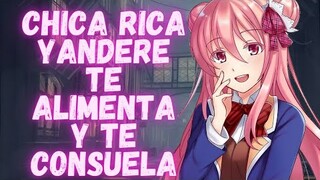 ASMR Chica Rica Yandere te Alimenta y te Consuela | Roleplay Anime Español | Killari ASMR