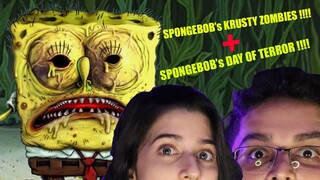 SPONGEBOB SERIES !!! DAY OF TERROR & KRUSTY ZOMBIES !!! (SPONGED TO DEATH)