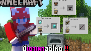 มายคราฟ แต่ว่า มีเตาเผาสุดโหด เผาอะไรก็ได้ของโหด !!