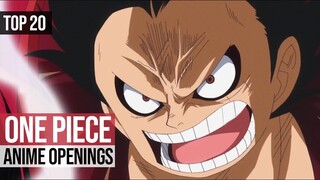 Top 20 One Piece Openings [HD 1080p]