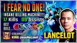 I Fear No One! Lancelot Best Build 2020 Gameplay by KING JessNoLimit~ | Diamond Giveaway