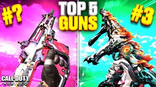 TOP 5 BEST GUNS Season 6 of Call of Duty Mobile