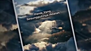 panik yang sesungguhnya