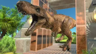 A day in the life of Rexy the t rex - Animal Revolt Battle Simulator