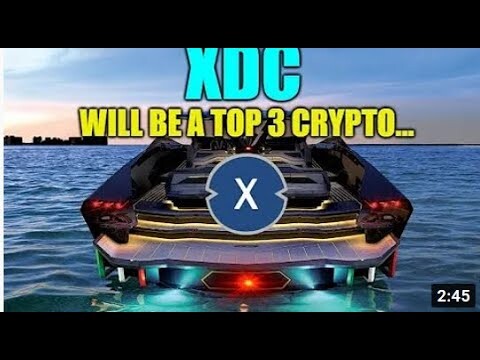 XDC WILL BE A TOP 3 CRYPTOCURRENCY