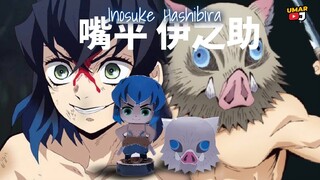 PAPERCRAFT CHIBI INOSUKE HASHIBIRA - DEMON SLAYER