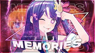 MEMORIES "OSHI NO KO" / AMV EDITS / JANJI GA IKUT GOYANG DEK? 🤣