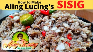 ALING LUCING's Original Pork SISIG Recipe | Pampanga SISIG Queen Aling Lucing