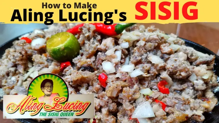 ALING LUCING's Original Pork SISIG Recipe | Pampanga SISIG Queen Aling Lucing