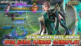 New Hero Aamon Gameplay , Aamon Rework Skill - Mobile Legends Bang Bang