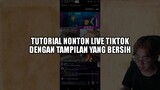Cara menghilangkan komentar saat menonton live di TikTok