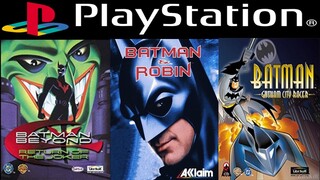 All DC Superheroes Games on PS1/All Batman Games on PS1