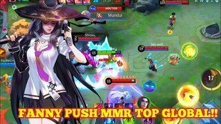 FANNY RYAN AHMAD PUSH MMR TOP GLOBAL!! - Mobile Legends