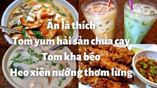 Sài Gòn - Ăn là thích 3 món ngon Thái Lan tại quán Thai House: Tom yum, Tom kha, Xiên heo nướng