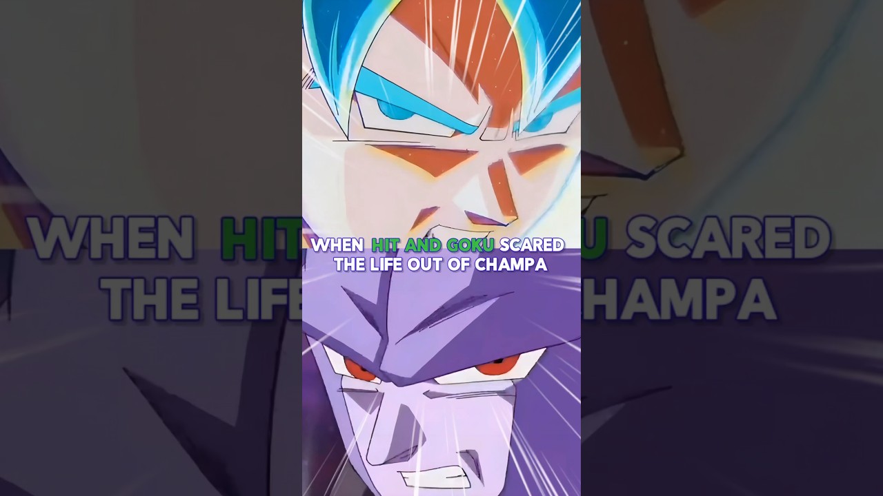 When Goku And Hit Scared The Life Out Of Champa?! - Bilibili