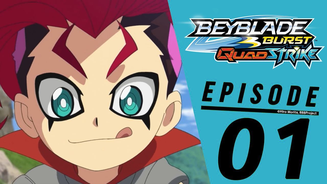 BEYBLADE BURST QUADSTRIKE Episode 2 Part 2: The Rebirth! Divine