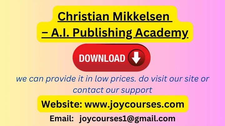 Christian Mikkelsen – A.I. Publishing Academy