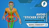⚡ Animation Quicktip | Avoid "Sticker Eyes"