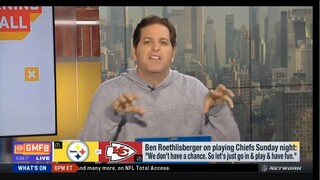 GMFB | Peter STRONG REACT to Ben Roethlisberger says Steelers "don't stand a chance" vs. Chiefs