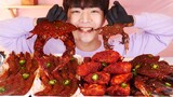 MUKBANG | 매콤한 양념게장 + 양념새우장 먹방!  Spicy Marinated Crab + Shrimp Korean ASMR 후니 Hoony Eatingsound